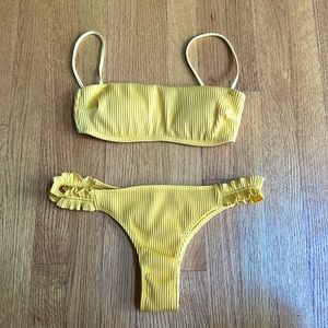 Hollister Yellow Bikini Set